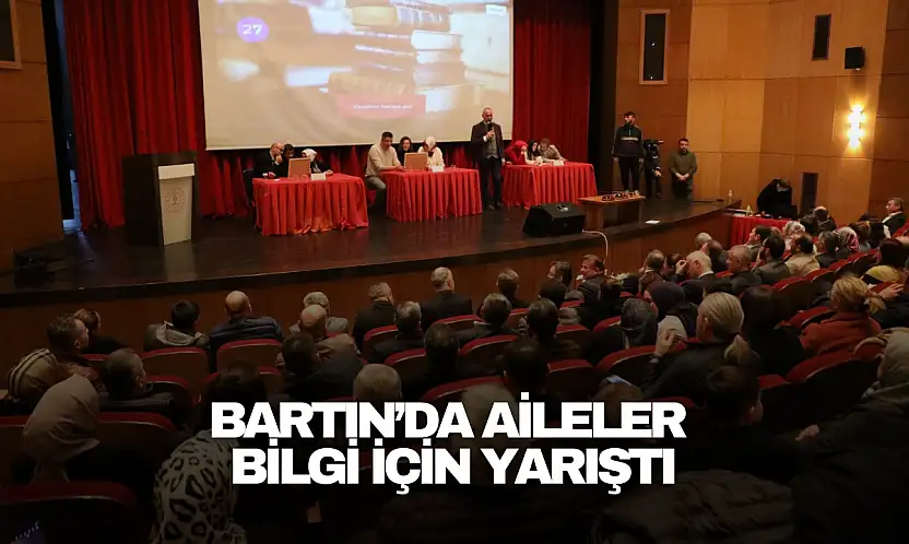Bartın'da Aileler Bilgi İçin Yarıştı