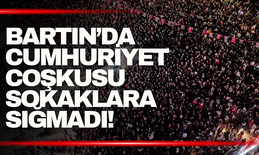 Bartın'da Cumhuriyet Bayramı Coşkusu