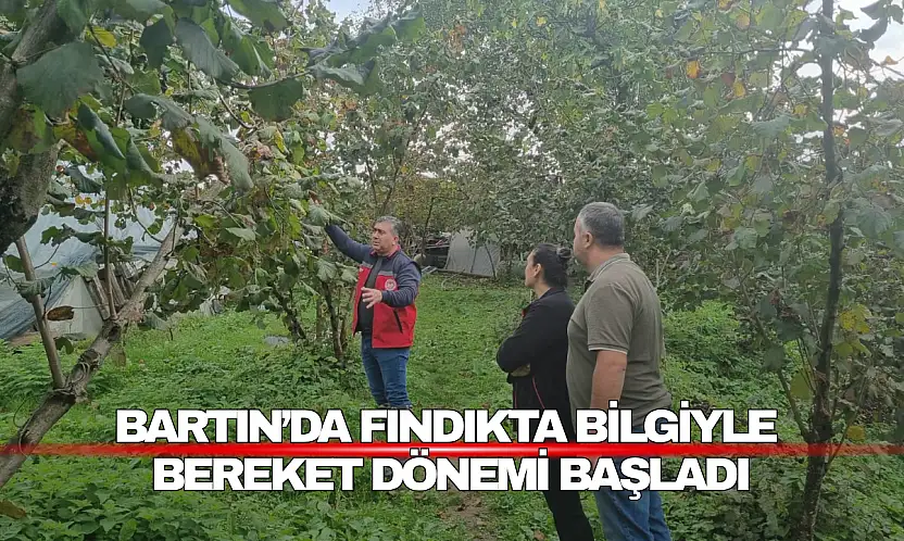 Bartın'da Fındıkta Bilgiyle Bereket Dönemi Başladı