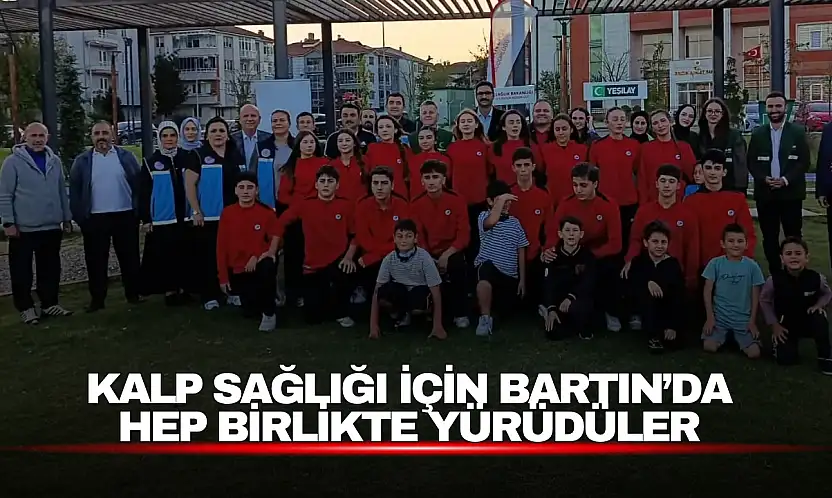 Bartın'da Hep Birlikte Yürüdüler