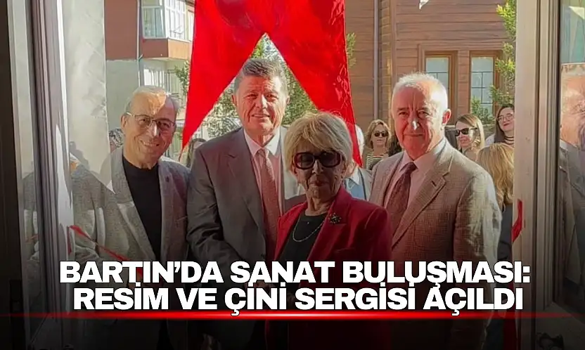 Bartın'da Sanat Buluşması: Resim ve Çini Sergisi Açıldı