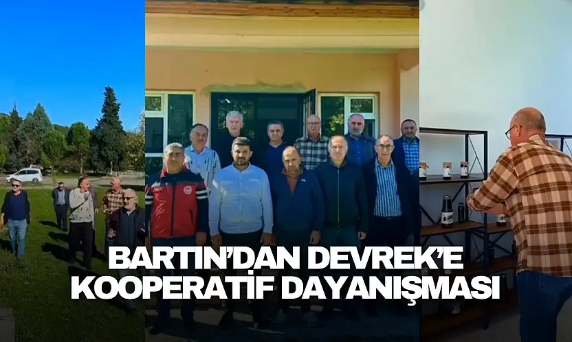 Bartın'dan Devrek'e Kooperatif Dayanışması