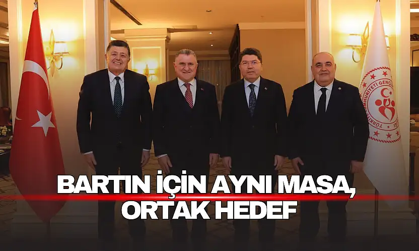 Bartın için aynı masada buluştular