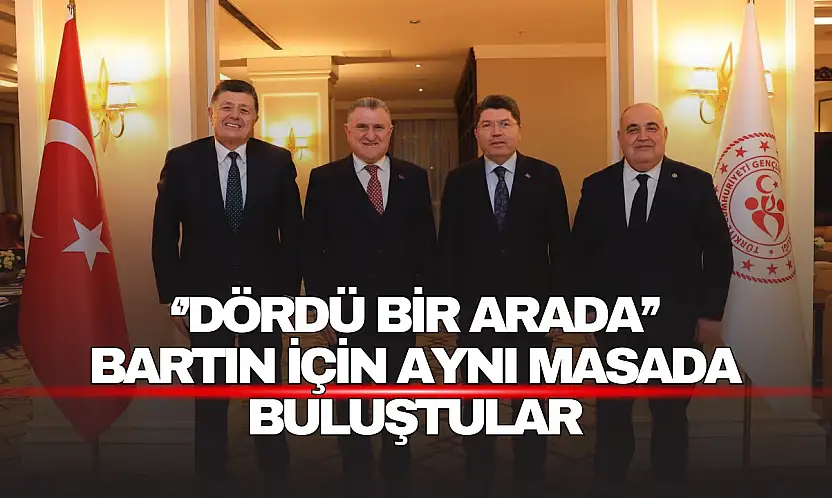 Bartın için aynı masada buluştular