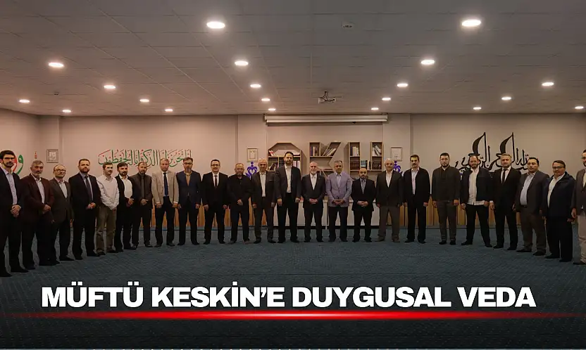 Bartın İl Müftüsü Ömer Keskin'e Veda: Yeni Görev Yeri Bitlis