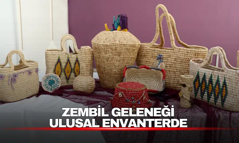 Bartın'ın geleneksel el sanatı zembil örücülüğüne kültürel miras tescili