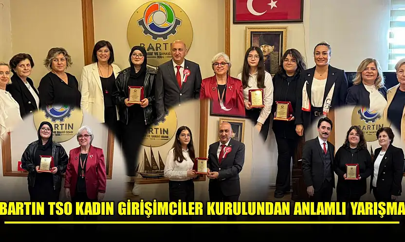 Bartın TSO'dan anlamlı yarışma ve altın ödülü