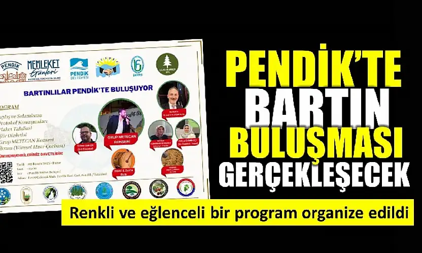 Bartınlılar Pendik'te buluşacak