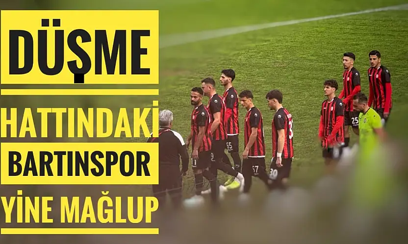 Bartınspor düşme hattına demir attı