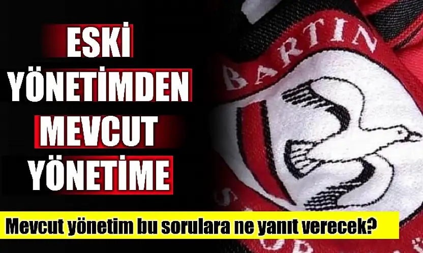 Bartınspor yönetimine