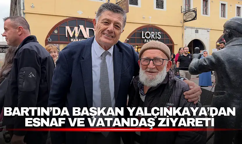 Başkan Yalçınkaya'dan Esnaf ve Vatandaş Ziyareti