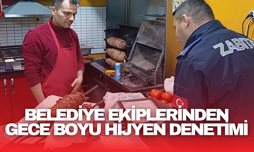 Belediye Ekiplerinden Hijyen Denetimi