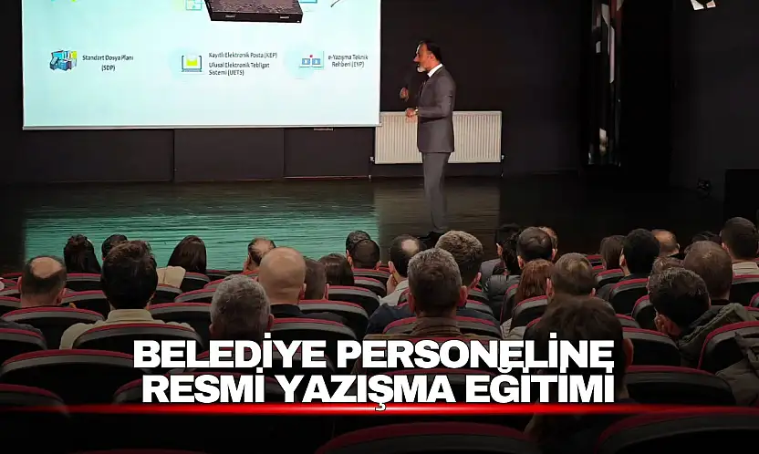 Belediye Personeline Resmî Yazışma Eğitimi