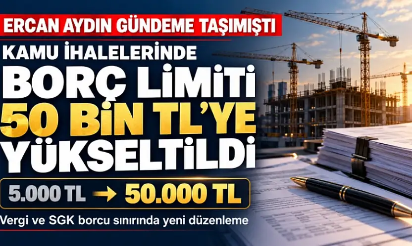 Borcu yoktur limiti 50 bin liraya yükseltildi
