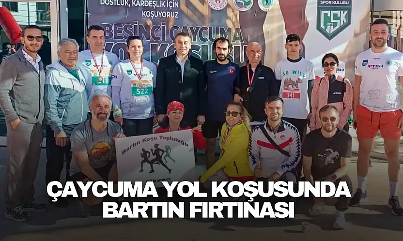 Çaycuma Yol Koşusunda Bartın Fırtınası
