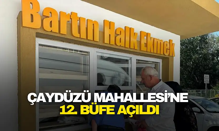 Çaydüzü Mahallesi'ne 12. Büfe Açıldı