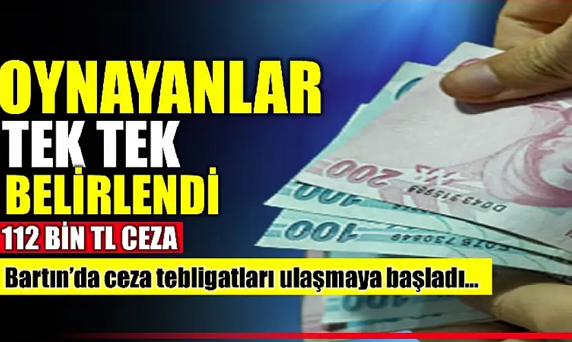 Ceza tebligatları gelmeye başladı