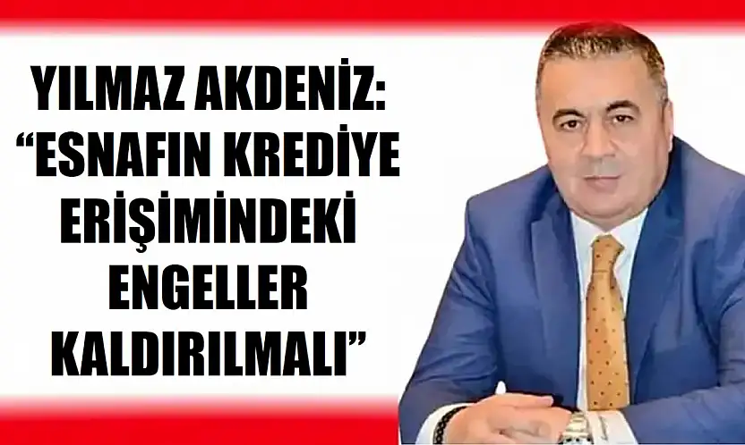 'Esnafın nefes almasını bekliyoruz'