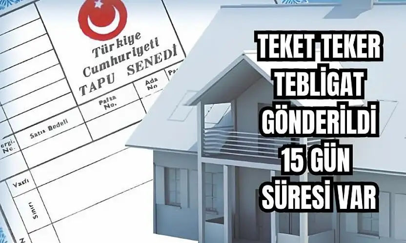 Ev, arsa alanlar dikkat!