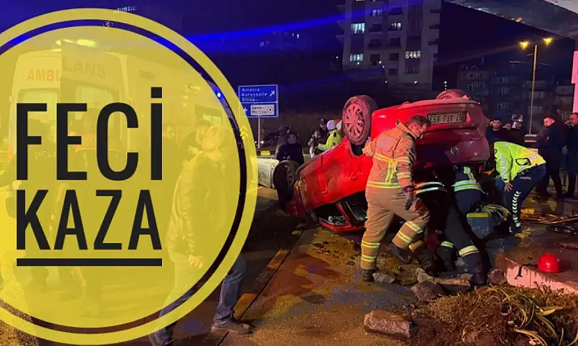 Feci kaza 1'i ağır 3 yaralı