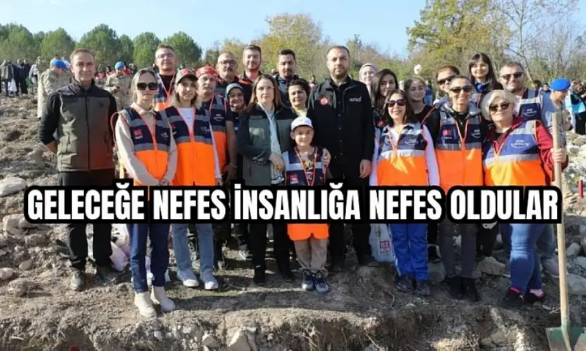 Fidanlar toprakla buluştu