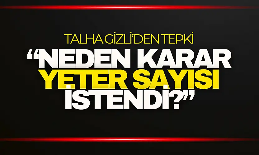 Fon Tartışmasına Tepki: 'Neden Karar Yeter Sayısı İstendi?'