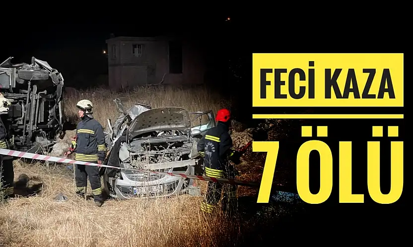 Gaziantep'te feci kaza 7 ölü