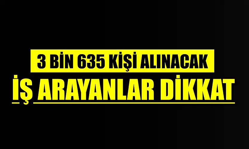 İş arayanlar dikkat