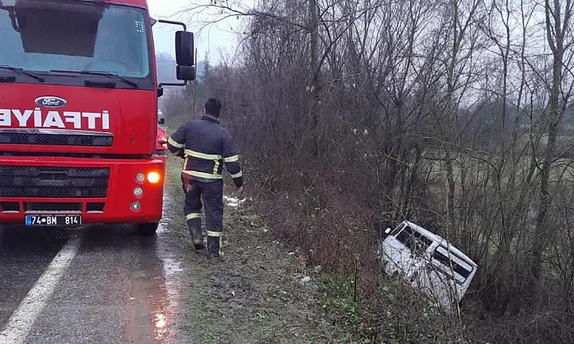 İşçi servisi kaza yaptı