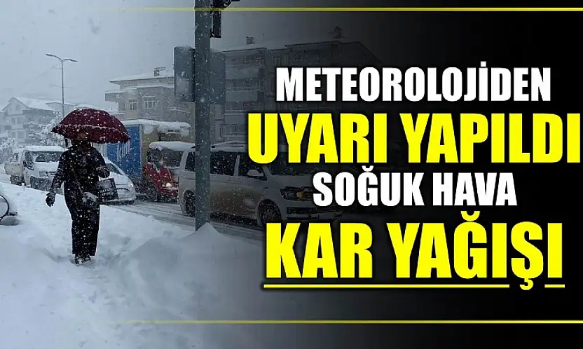 Bartın'a kar geliyor