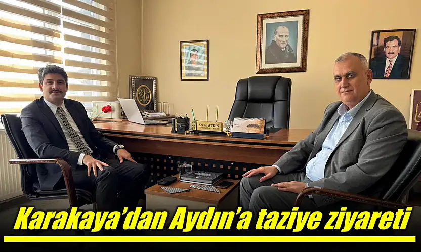 Karakaya'dan taziye ziyareti