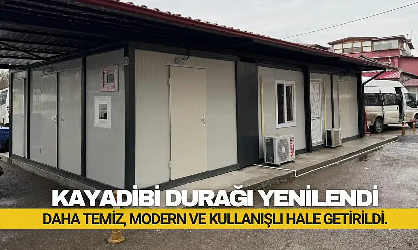 Kayadibi Durağı Yenilendi