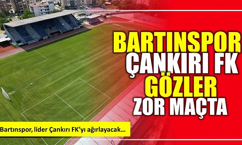 Kırmızı hattaki Bartınspor lideri ağırlayacak