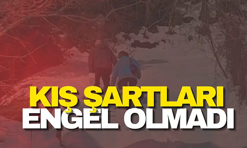 Kış Şartları Engel Olmadı!