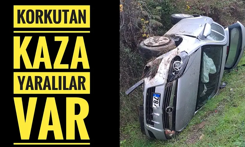 Korkutan kaza yaralılar var
