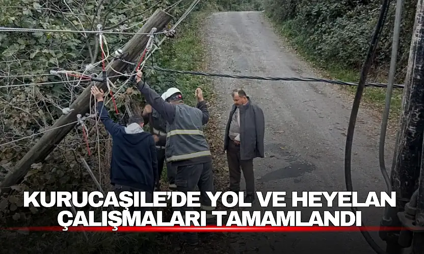 Kurucaşile'de ekipler sahadaydı: Yol, heyelan ve direk çalışmaları tamamlandı