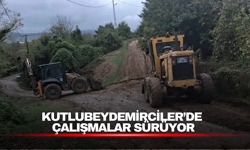 Kutlubeydemirciler Mahallesi'nde Altyapı ve Üstyapı Çalışması