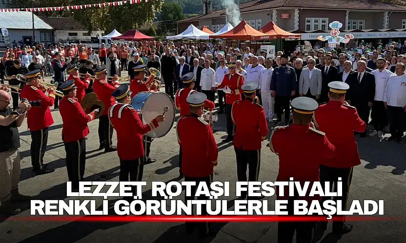 Lezzet Rotası Festivali Renkli Görüntülerle Başladı