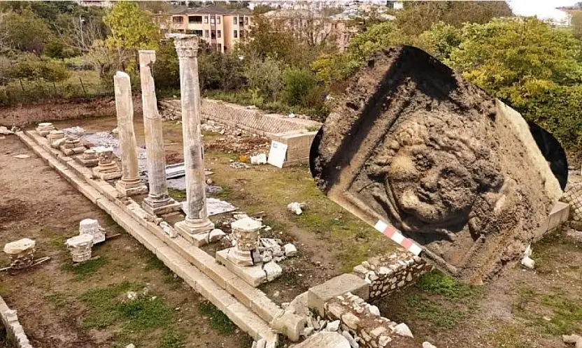 Medusa'nın gülümseyen yüzü bulundu