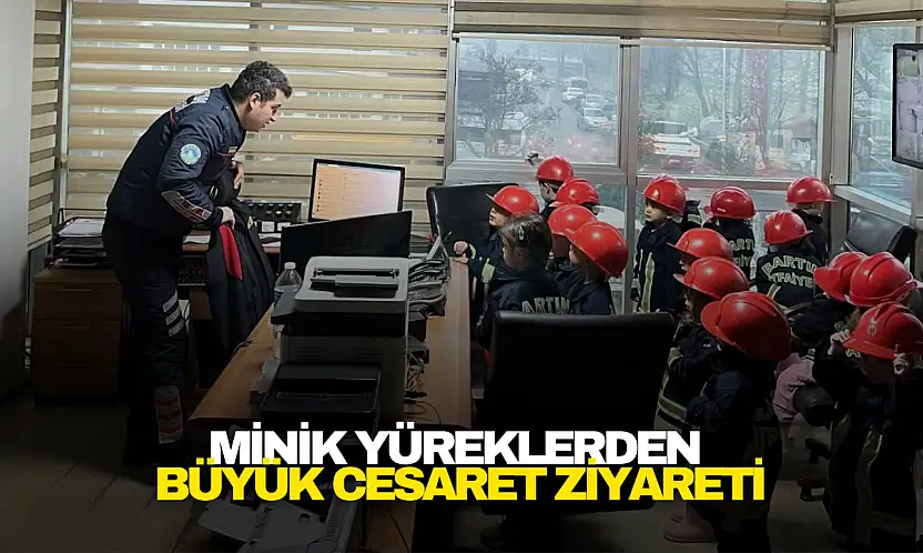 Minik Yüreklerden Büyük Cesaret Ziyareti