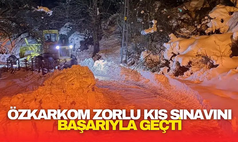 ÖZKARKOM Zorlu Kış Sınavını Başarıyla Geçti