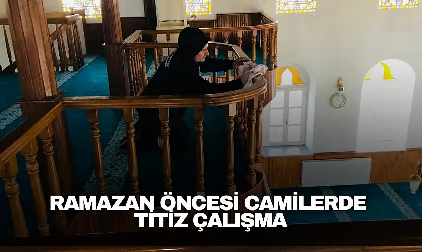 Ramazan Öncesi Camilerde Titiz Çalışma