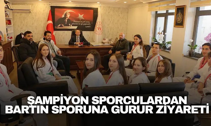 Şampiyon Sporculardan Gurur Ziyareti