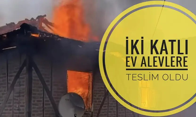 Sipahiler köyünde yangın