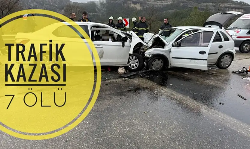 Trafik kazası, 7 ölü