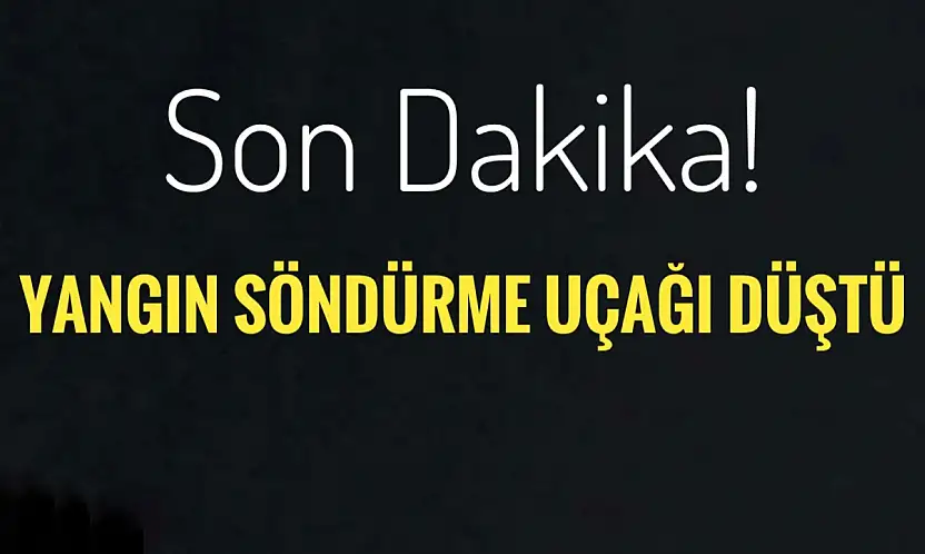 Uçağımız düştü