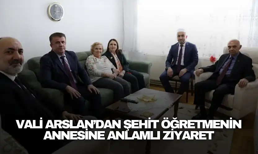 Vali Arslan'dan Anlamlı 24 Kasım Ziyareti