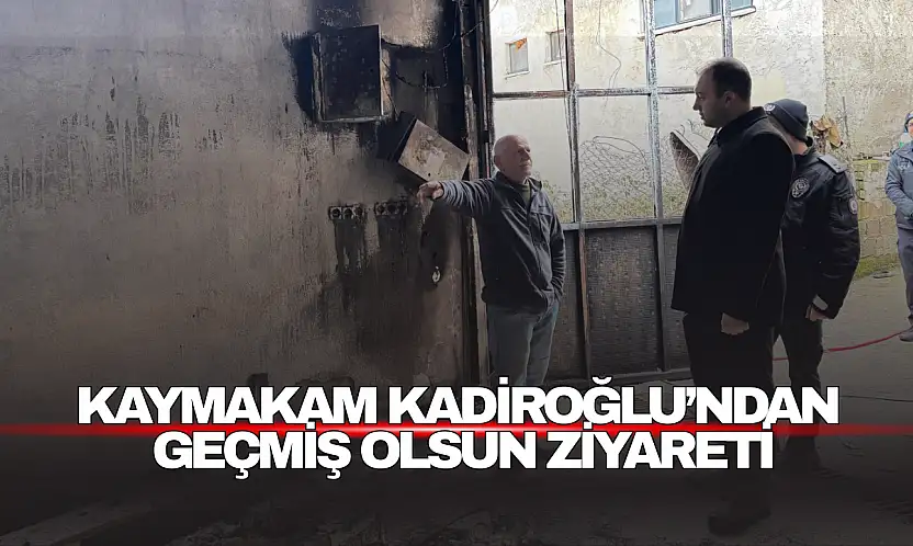 Yangın Sonrası Geçmiş Olsun Ziyareti