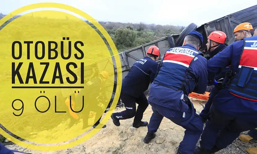 Yolcu Otobüsü Kaza Yaptı