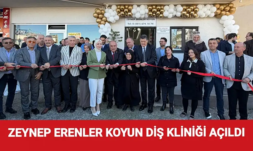Zeynep Erenler Koyun Diş Kliniği Hizmete Açıldı